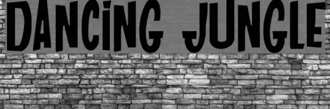 DANCING JUNGLE Font examples