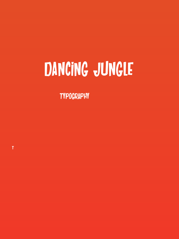 DANCING JUNGLE Poster