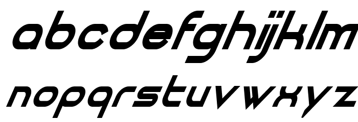 DANCINGJUICE-BoldItalic Font LOWERCASE