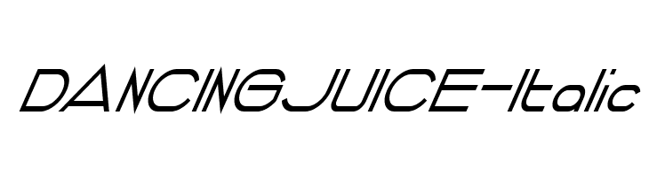 DANCINGJUICE-Italic  Free Fonts Download