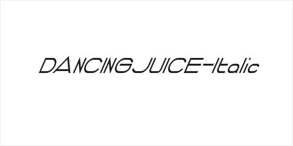 DANCINGJUICE-Italic Logo