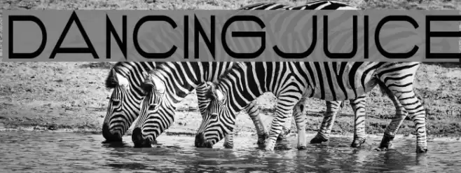 DANCINGJUICE Font examples
