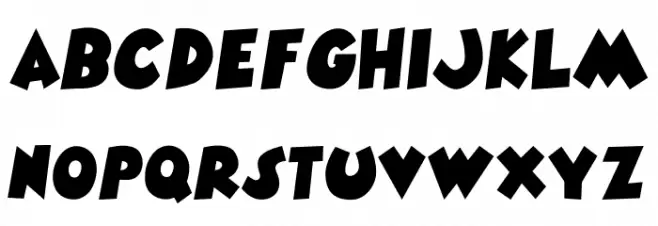 DANGERMOUSE Schriftart Groß