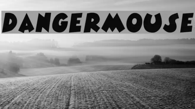 DANGERMOUSE Font examples