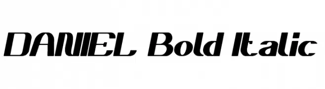 DANIEL Bold Italic  baixar fontes gratis