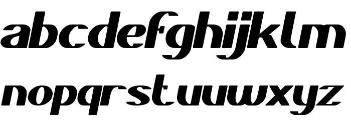 DANIEL Bold Italic Font LOWERCASE