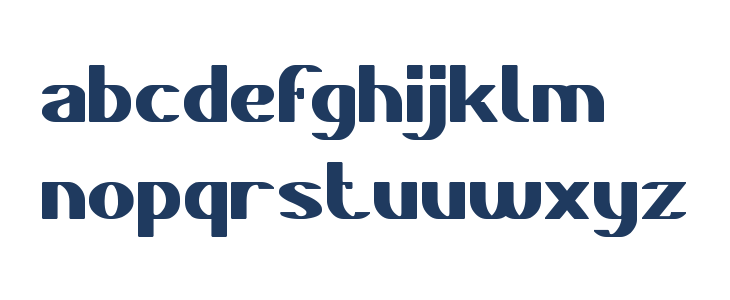 DANIEL Bold Lowercase