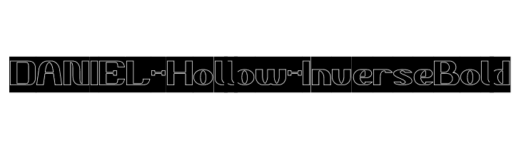 DANIEL-Hollow-Inverse Bold  لخطوط تنزيل