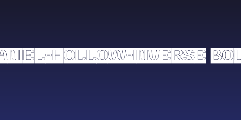 DANIEL-Hollow-Inverse Bold Social Header