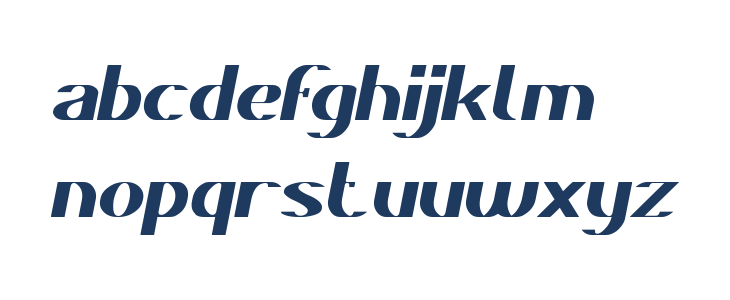 DANIEL Italic Lowercase