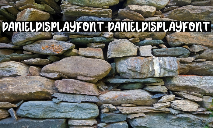 DANIELDISPLAYFONT-DANIELDISPLAYFONT Example 1