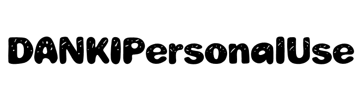 DANKI Personal Use Font - FFonts.net