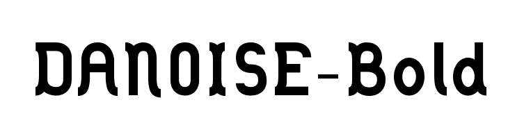 DANOISE-Bold  免费字体下载