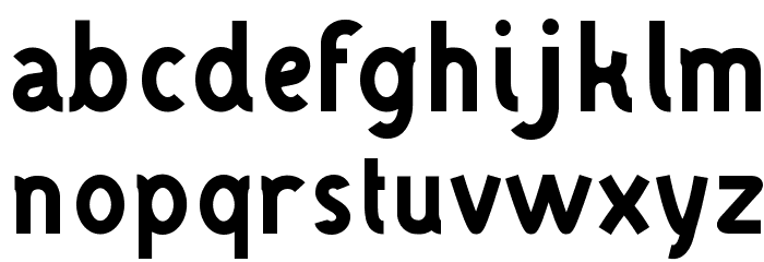DANOISE-Bold Font LOWERCASE