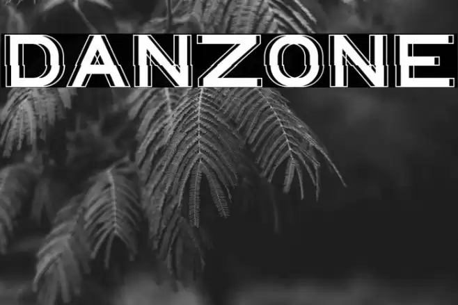 DANZONE Font examples