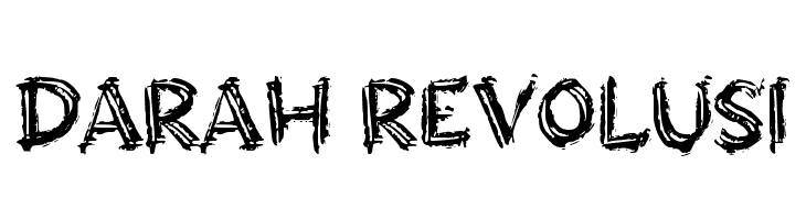 DARAH REVOLUSI  Frei Schriftart Herunterladen