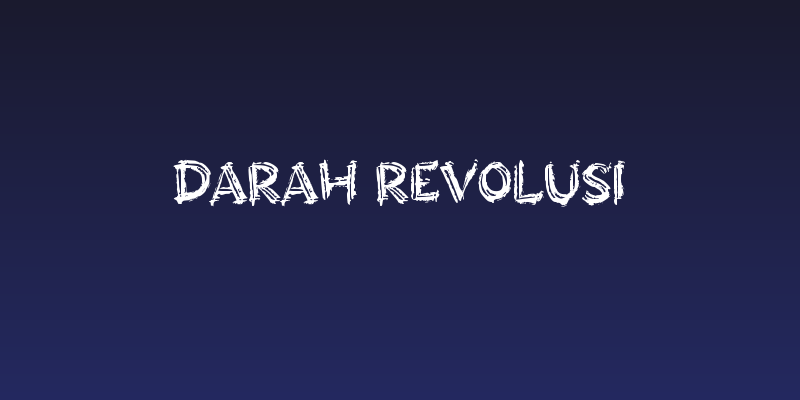 DARAH REVOLUSI Social Header