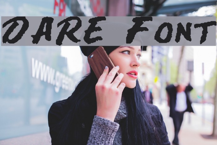DARE Font examples