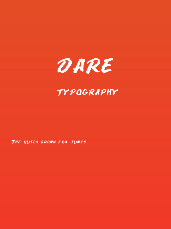 DARE Poster