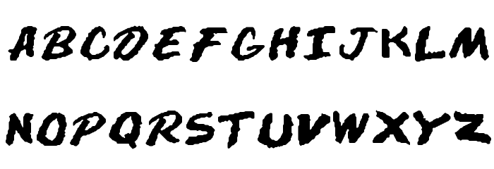 DARE Font LOWERCASE