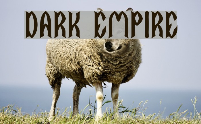 DARK EMPIRE Font examples