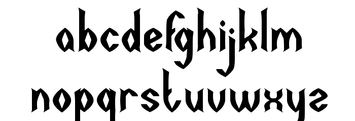 DARK EMPIRE Font LOWERCASE