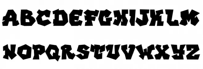 DARK LIGHT Bold Personal Use خط أحرف كبيرة