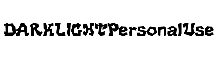 DARK LIGHT Personal Use  Fuentes Gratis Descargar