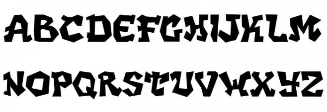 DARK LIGHT Personal Use 字体 大写