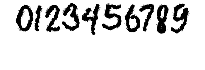 DARK NIGHT Font OTHER CHARS