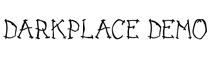 DARK PLACE_DEMO  font caratteri gratis