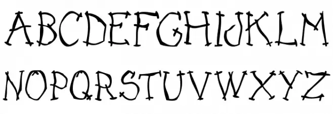 DARK PLACE_DEMO Schriftart Groß