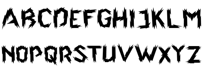 DARKER Font LOWERCASE