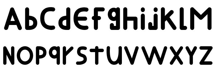 DARR Font LOWERCASE