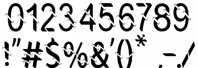 DARTFORD Font OTHER CHARS