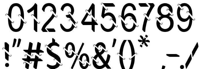 DARTFORD Font OTHER CHARS