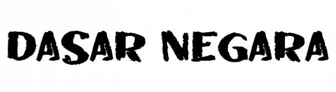 DASAR NEGARA  Frei Schriftart Herunterladen