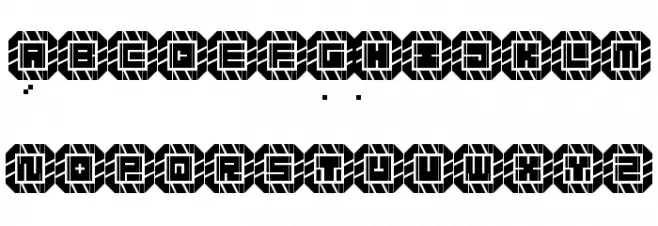 DAVIDFON Regular Font Litere mari