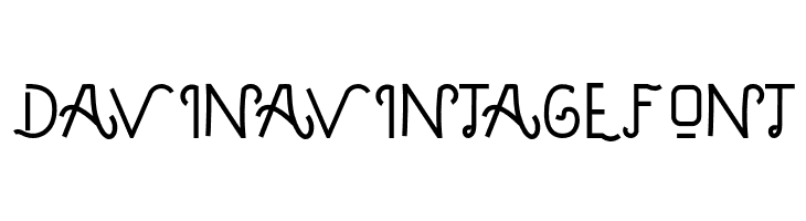 DAVINAVINTAGEFONT  baixar fontes gratis