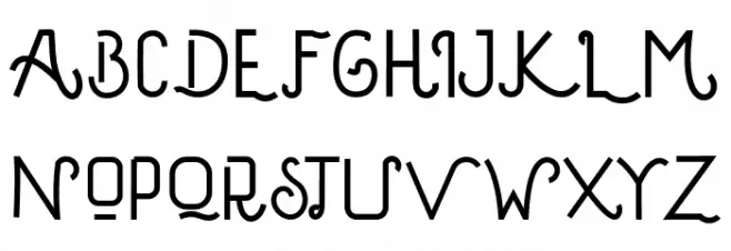 DAVINAVINTAGEFONT Schriftart Groß