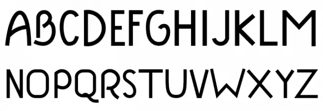 DAVINAVINTAGEFONT Schriftart Kleinbuchstaben