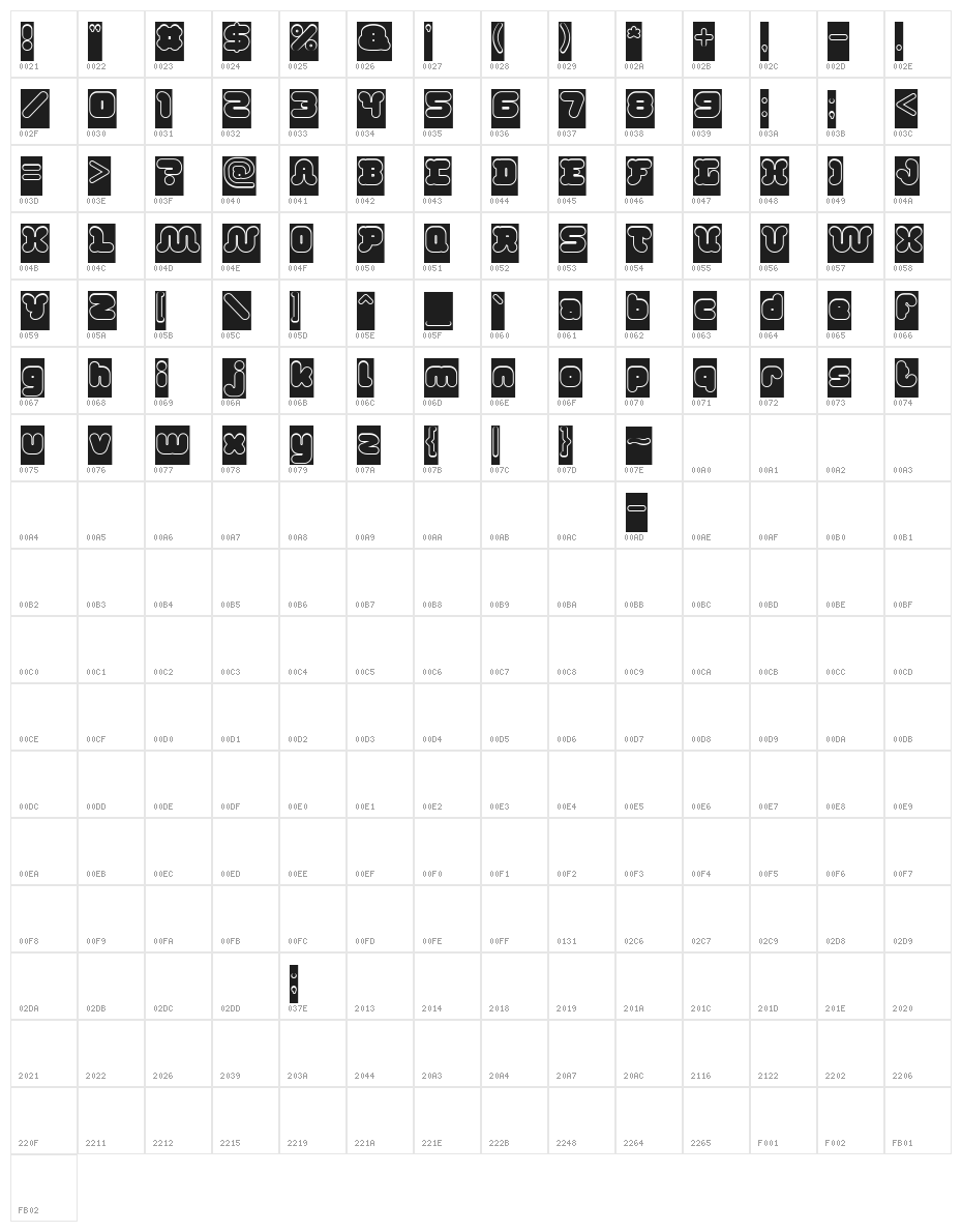 DAY DREAMER-Hollow Character Map