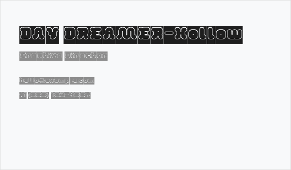 DAY DREAMER-Hollow Business Card
