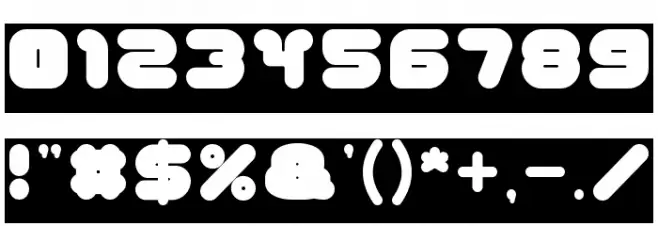 DAY DREAMER-Inverse Font OTHER CHARS