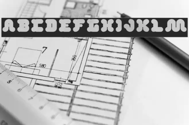 DAY DREAMER-Inverse Font examples