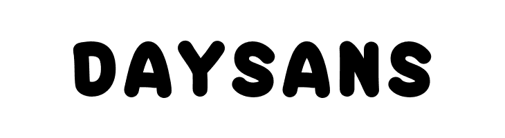 DAYSANS  les polices de caractères gratuit tlcharger