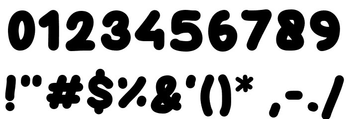 DAYSANS Font OTHER CHARS