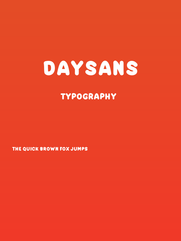 DAYSANS Poster