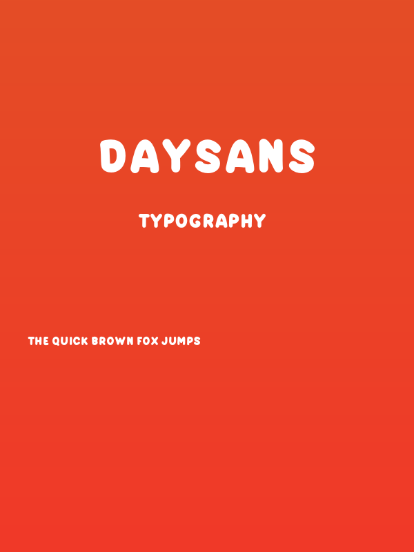 DAYSANS Poster