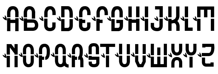 Da Bamboo Font LOWERCASE